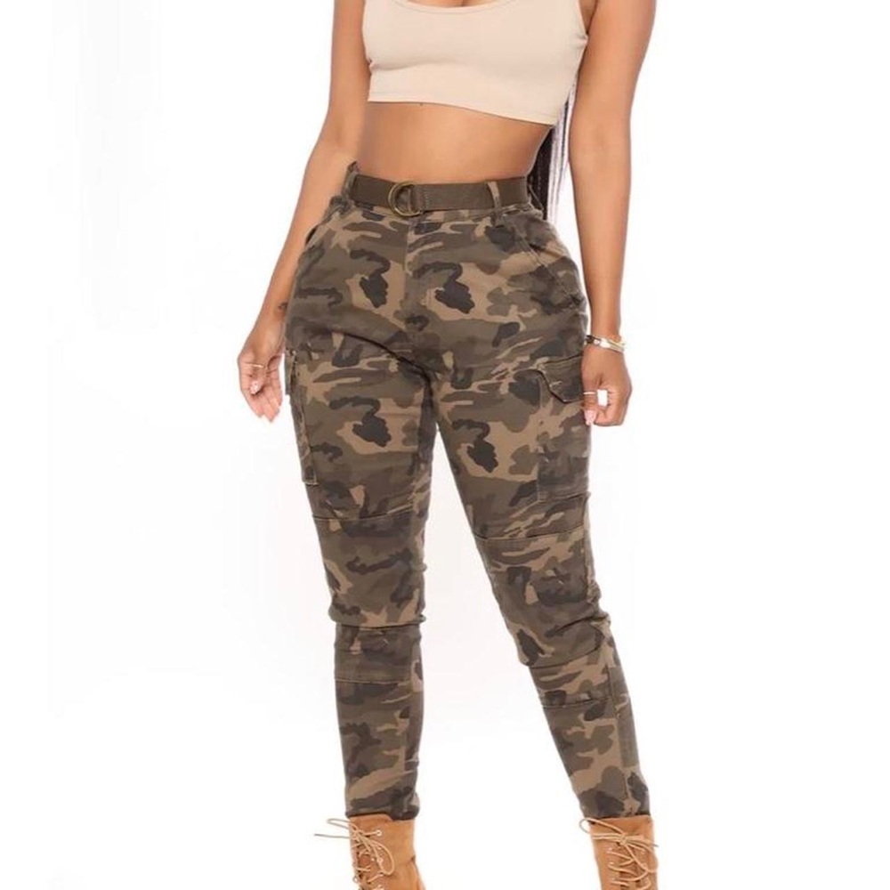 fashion nova camo cargo pants